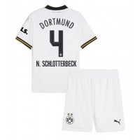 Borussia Dortmund Nico Schlotterbeck #4 3rd trikot Kinder 2024-25 Kurzarm (+ Kurze Hosen)